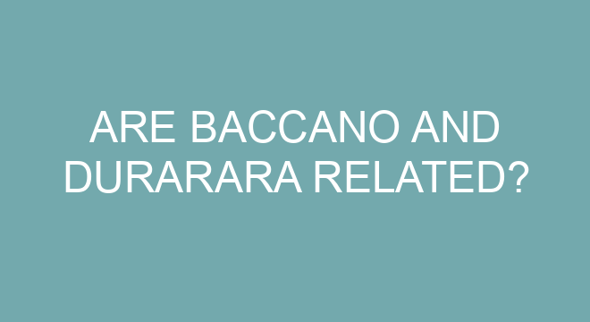 Who all are immortal in Baccano?