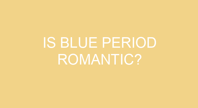 What is the point of Blue Period?