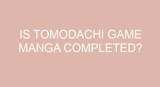 is tomodachi game manga completed 9183