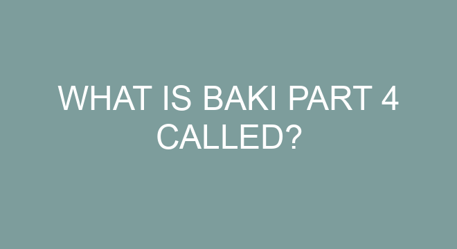 What order do I watch Baki?