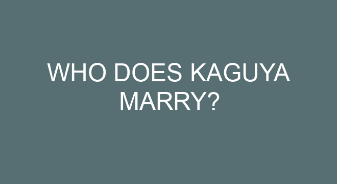 Do Shirogane and kaguya marry?