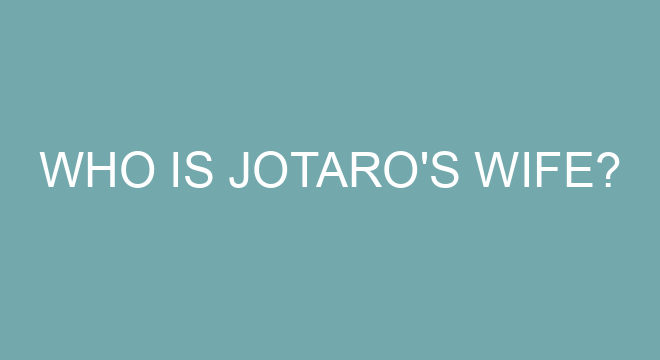 Who Is Jotaro's Wife?