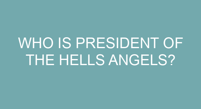 Who Is President Of The Hells Angels?
