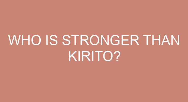 What is Kirito’s IQ?