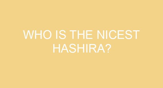 Who is the weakest Hashira?
