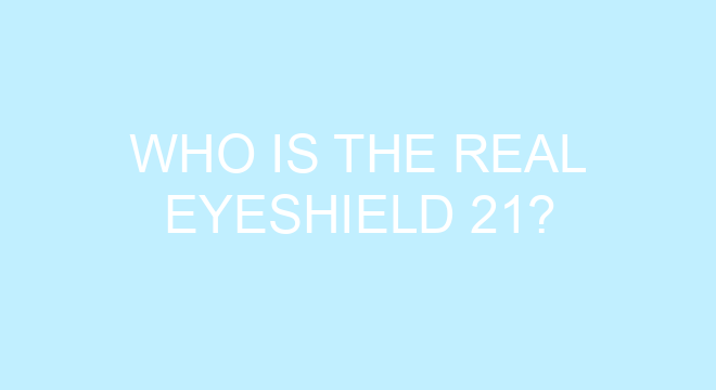 Who is the fastest in Eyeshield 21?