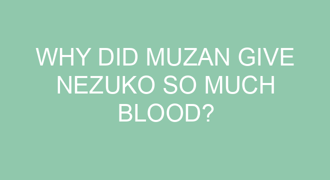 Why did Muzan turn Nezuko?