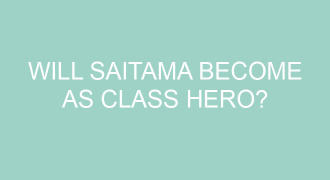 Did Saitama make it to class S?