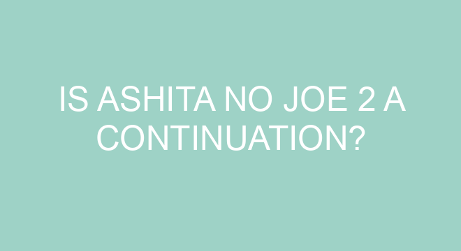Who is the MC in Ashita no Joe?