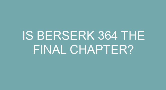 Is Volume 40 the end of Berserk?