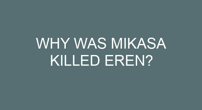 Does Mikasa marry someone?