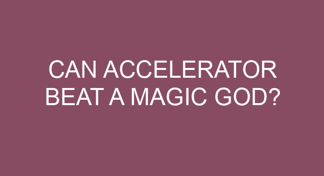 Can Accelerator beat Goku?