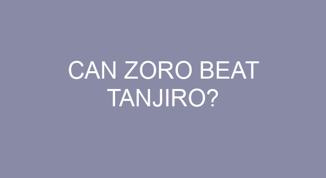 What is Zoro scared of?