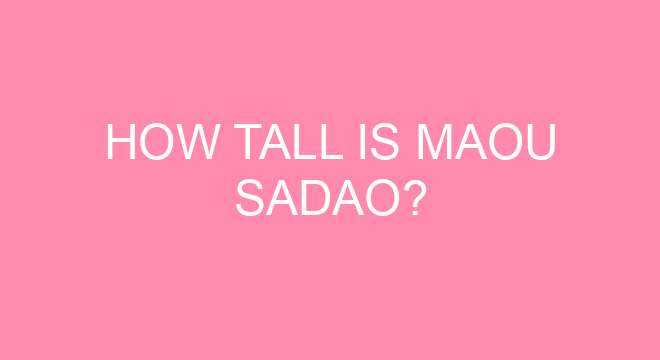Who is Sadao Maou wife?