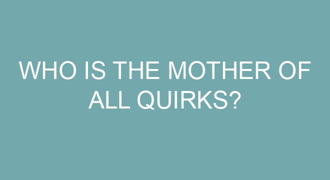 Can someone be born with two quirks?