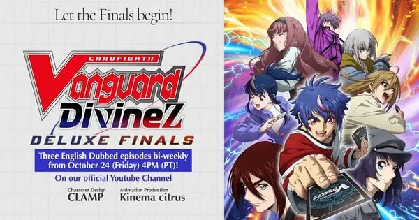 Cardfight!! Vanguard Divinez Deluxe Finals English Dub Cast and Trailer Revealed